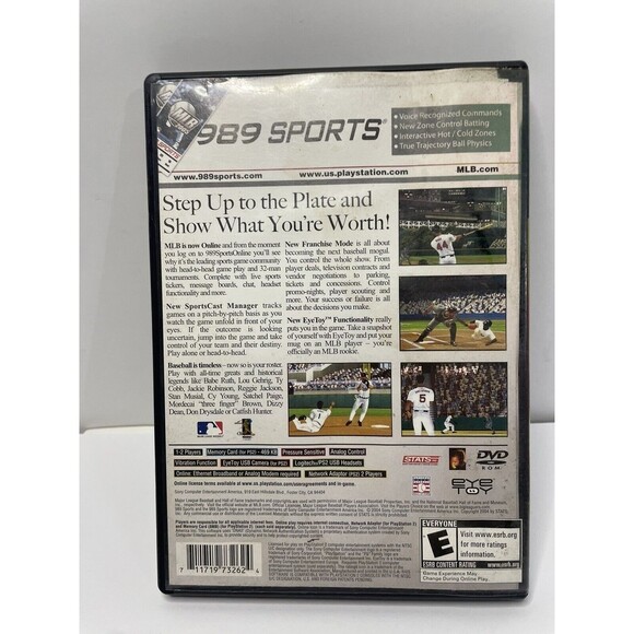 MLB 2005 - PlayStation 2 Game 989 Sports Game for PlayStation 2 Tested Works - Picture 10 of 10